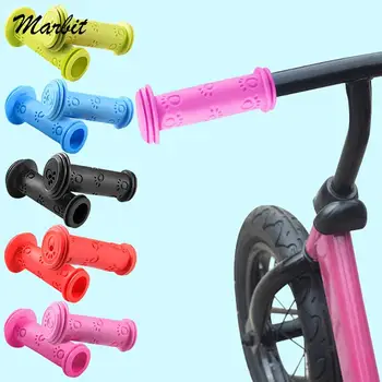 1 Пара велосипедных ручек, противоскользящий водонепроницаемый руль для трехколесного велосипеда, скутера для детей, детский резиновый велосипед, ручки для руля велосипеда