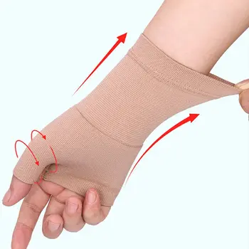 1 шт. Профессиональные перчатки для поддержки мышц запястья при артрите, простой в использовании компрессионный рукав, защитный рукав от растяжений связок При болях в суставах