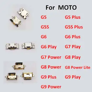 10шт USB Разъем Зарядный Порт Разъем Док-станции Зарядное Устройство Разъем Для Motorola Moto G9 G8 G7 G6 G5s G5 Plus Play Power Lite