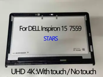 15,6 Дюймов Для ноутбука Dell Inspiron 15-7559 7557 4K UHD 3840*2160 40 контактов LP156UD2-SPA1 Сенсорный ЖК-экран В сборе + Рамка