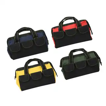 16-дюймовая сумка для хранения инструментов с широким горлом, сверхпрочная водонепроницаемая портативная сумка для инструментов, автомобильные запчасти
