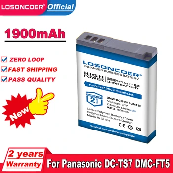 1900 мАч DMW-BCM13 DMW-BCM13E Аккумулятор Для Panasonic Lumix DC-TS7 DMC-FT5 DMC-LZ40 DMC-TS5 DMC-TZ37 DMC-TZ40 DMC-TZ41 Аккумуляторы