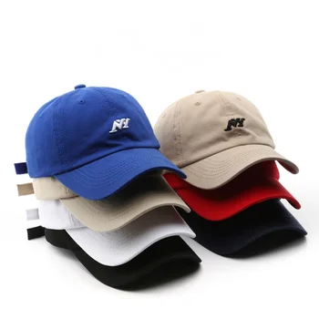 2023 Новая женская мода, мягкая верхняя кепка с вышивкой буквами в стиле ретро, мужская бейсболка для путешествий, солнцезащитный козырек, пара бейсболок