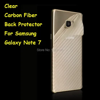3D Защита От Отпечатков пальцев Прозрачная Задняя Пленка Из Углеродного Волокна Для Samsung Galaxy Note 7 Note7 N9300 5,7