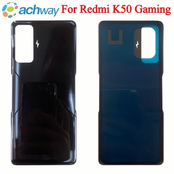 3D Стекло Для Xiaomi Redmi K50 Gaming Задняя Крышка Батарейного Отсека Дверца Заднего Стекла Для Redmi K50 Gaming Крышка Батарейного Отсека Корпус Case + Gule