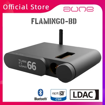 AUNE FLAMINGO-BD ESS9318DAC Ламповый Bluetooth 5.1 декодер Поддерживает LDAC APTX-HD Декодирование музыки мобильным телефоном HIFI DAC 24 бит /96 кГц