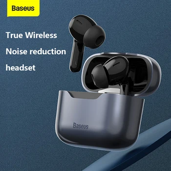 Baseus s1 anc tws bluetooth fones de ouvido estéreo sem fio 5.1 bluetooth controle toque com cancelamento ruído esporte