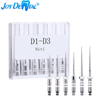 JOY DENTAL Двигатель для повторного лечения зубов Файл NiTi Корневого канала D1-D3 6 шт./кор. Удалите Пломбировочный Материал Перед изменением формы канала