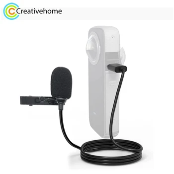Lav-микрофон Type-C для камер Insta360 ONE R/ONE X2, X3, петличный микрофон для записи клипов