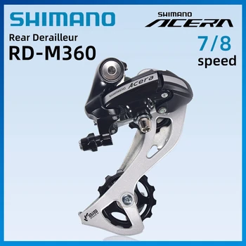 Shimano Acera RD-M360 7 8 Скоростной Велосипед Задний Переключатель 21s 24s MTB Переключения Передач Для Горных Велосипедов Оригинальные Запчасти
