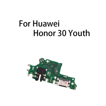 USB-порт для зарядки, разъем для гибкого кабеля на плате Huawei Honor 30 Youth