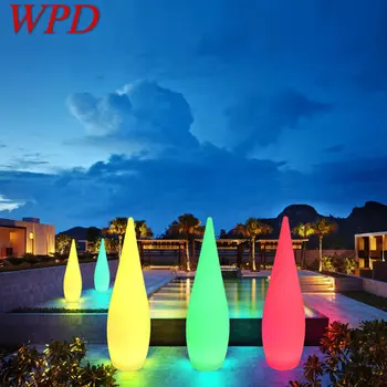WPD Современный ландшафтный светильник USB 16 цветов светодиодный пульт дистанционного управления Креативный светильник для лужайки с капельками воды Водонепроницаемый IP65 для сада