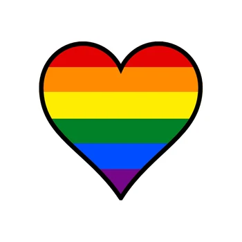 Yehoy 90*150 см ЛГБТ сердце гей-парада Радужный флаг для украшения
