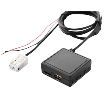 Автомобильный Bluetooth 5,0 AUX кабель-адаптер TF USB подходит для 207 307 407