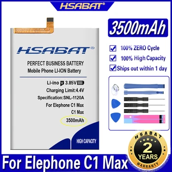 Аккумулятор мобильного Телефона HSABAT 3500mAh для Аккумуляторов Elephone C1 Max
