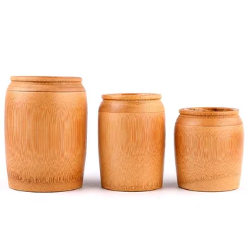 Бамбуковый контейнер для чая, бамбуковая трубка, коробка для упаковки белого чая, Деревянная коробка для хранения чая