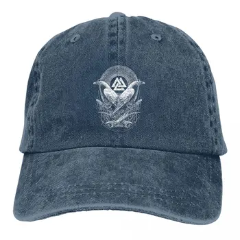 Бейсболка Raven Valknut Мужские шляпы Женские Защитные козырьки Snapback Valknut Caps