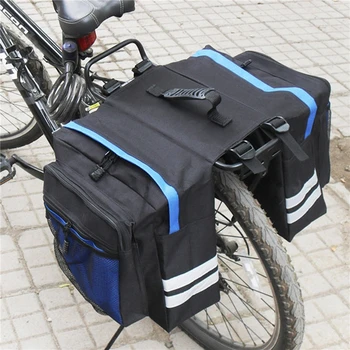 Водонепроницаемая велосипедная седельная сумка большой емкости, задняя сумка для багажника 3 в 1, дорожная горная сумка для багажа, велосипедные сумки, сумка для велосипеда