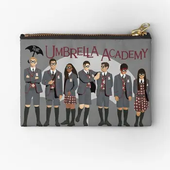 Группа Umbrella Academy Сумки на молнии, упаковка для хранения монет, женские трусики, косметичка для денег, карман для мужских носков, карман для домашних животных