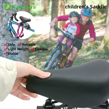 Детское Велосипедное Сиденье Kactus Safety, Устанавливаемое Спереди, Детские Седла для Mtb Велосипеда, Подходящие Для Детей от 2 до 5 лет, Сверхлегкие Аксессуары Для Горных Велосипедов