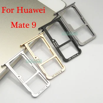 Для Huawei Mate 9 Mate9 MHA-AL00 MHA-L09 MHA-L29 MHA-AL00 MHA-TL00 Лоток для Sim-карт Micro SD Слот Для Держателя карты Запчасти Адаптер для sim-карты