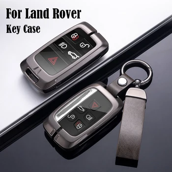 Для Land Rover Range Rover Evoque Velar Discovery Sport Freelander Чехол для ключей от автомобиля из оцинкованного сплава Чехол для ключей Автомобильные Аксессуары