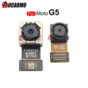 Для Motorola Moto G5 Передняя + задняя Основная задняя камера Модуль Гибкий кабель Запасная часть