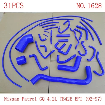 Для Nissan Nissan Patrol GQ 4.2 EFi TB42E нагреватель радиатора масляный радиатор воздухозаборник Шланг воздуховод 21503-01J00 21501-01J00 92400-32J00