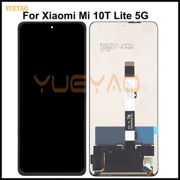 Для Xiaomi Mi 10T Lite 5G ЖК-дисплей С Сенсорным экраном Дигитайзер Для Mi 10T 10 T Lite 5G LCD M2007J17G Замена экрана дисплея