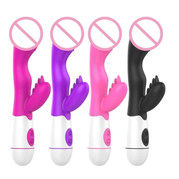Женский вибратор для стимуляции мастурбации с 30 режимами вибрации, массажер, секс-игрушка для взрослых для лесбийских пар