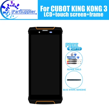 ЖК-дисплей CUBOT KING KONG 3 + Дигитайзер с Сенсорным экраном + Рамка В сборе 100% Оригинальный Новый ЖК-дисплей + Сенсорный Дигитайзер для KING KONG 3 + Инструменты