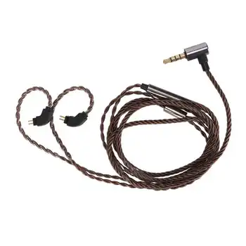 Замена кабеля для наушников Кабель для наушников с микрофоном для 2-контактных наушников 0,78 мм Weston 1964 UE3X UE18 W4R