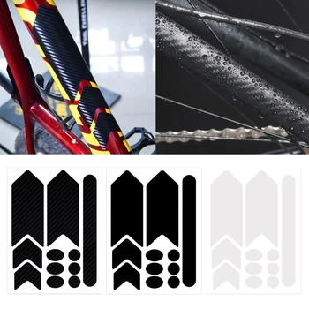 Защита рамы горного велосипеда, наклейка для защиты рамы велосипеда от царапин, защита рамы велосипеда от столкновений 24BD