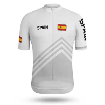 Испания Велоспорт Джерси Мужчины Женщины Велоспорт Джерси 2023 Мода Велосипед Джерси Pro Team Велосипедная рубашка MTB Road