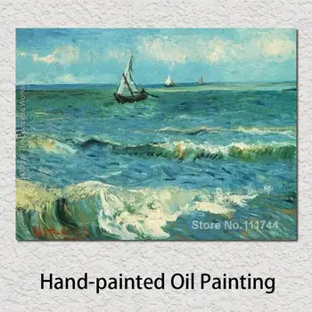 Картины Винсента Ван Гога Морской пейзаж Сент-Мари Ii Ручная роспись на холсте высокого качества