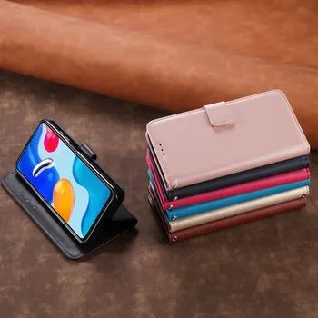 Кожаный Флип-чехол-бумажник Для Xiaomi Redmi Note 11 10 9 8 7 6 5 Pro 4X 8T 9T 9A 9C 6A 8A 7A POCO M3 X3 NFC Mi 10 11 Защитный Чехол