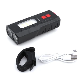 Комплект велосипедных фар с USB-аккумулятором, 6 режимов, Передняя фара велосипеда, аксессуары для велосипеда для шоссейного горного велоспорта