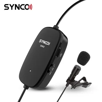 Конденсаторный Петличный Микрофон SYNCO S6M2 3,5 мм TRRS Lav с Лацканами для Аудиомагнитофонов Canon iPhone DSLR