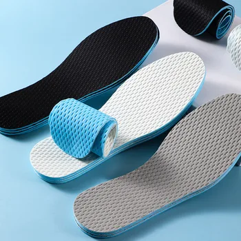 Летние латексные массажные стельки для обуви, удобный дышащий дезодорант, впитывающий пот, Амортизирующие мужские и женские колодки для обуви