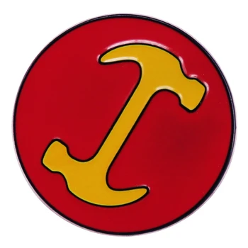 Логотип Организации Stonecuttters Эмалевая булавка, Значок Simpssons, Брошь, Подарок, Украшение рюкзака, бижутерия