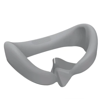Накладка для глаз для Pico 4, силиконовая сменная маска для лица, защитный чехол, маска от пота, аксессуары для очков виртуальной реальности (серый)