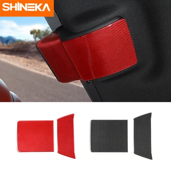 Наклейки из углеродного волокна SHINEKA для Dodge Challenger Аксессуары для украшения крыши заднего сиденья автомобиля для Dodge Challenger 2015-2020