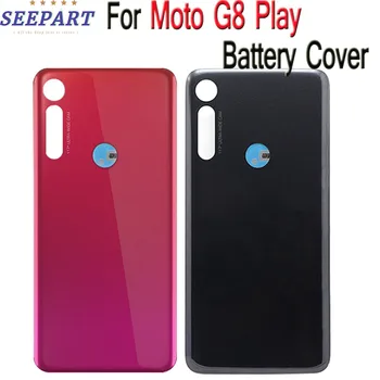 Новинка для Motorola Moto G8 Play Крышка батарейного отсека Задняя стеклянная панель Задняя крышка корпуса G8 Play