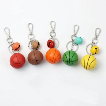 Новый спортивный брелок для ключей Кольцо для ключей Футбольный Баскетбольный мяч для гольфа Подвеска Брелок для подарков любимого спортсмена Аксессуары