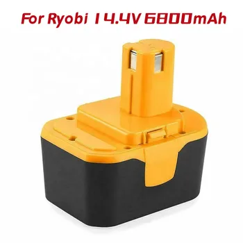 [Обновлено] Аккумулятор Ryobi 14.4V емкостью 6800mAh, совместимый с Ryobi R10521 RY6201 RY6202 130224010 130224011 130281002 1314702 1400144