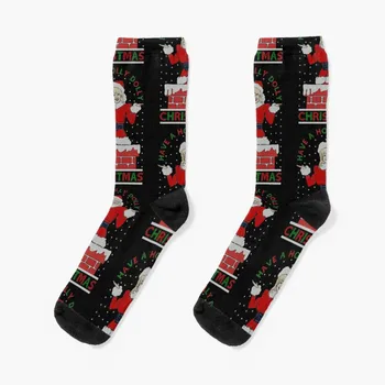 Порадуйте Холли Долли Рождеством - Забавные рождественские свитера в стиле кантри, носки для бега, мужские компрессионные чулки Оптом