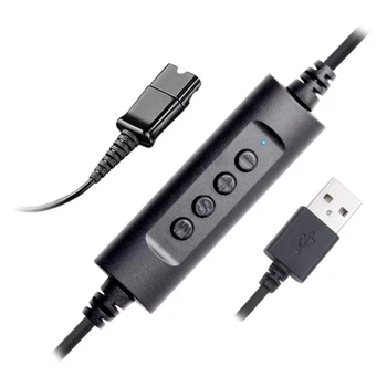 Прочная Гарнитура D0UA Быстроразъемный Кабель QD для подключения к USB-штекерам Адаптер Plug-and-Play Кабель для гарнитуры USB-QD для профессионалов