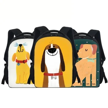 Рюкзаки для детей из детского сада с принтом милой мультяшной собаки, мини-детские школьные сумки Mochila Back to School, сумки для книг для малышей, повседневная сумка