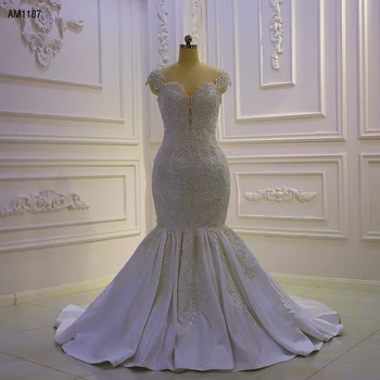 Свадебное платье русалки Pealrs, сшитое на заказ AM1187