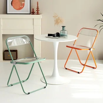 Складной обеденный стул в скандинавском стиле, расслабляющий Индивидуальный дизайнерский обеденный стул для рыбалки, Походная кухонная мебель Sillas Comedor на открытом воздухе